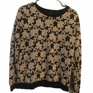 COPY - Forever 21 Floral Long Sleeve Sweater Size…